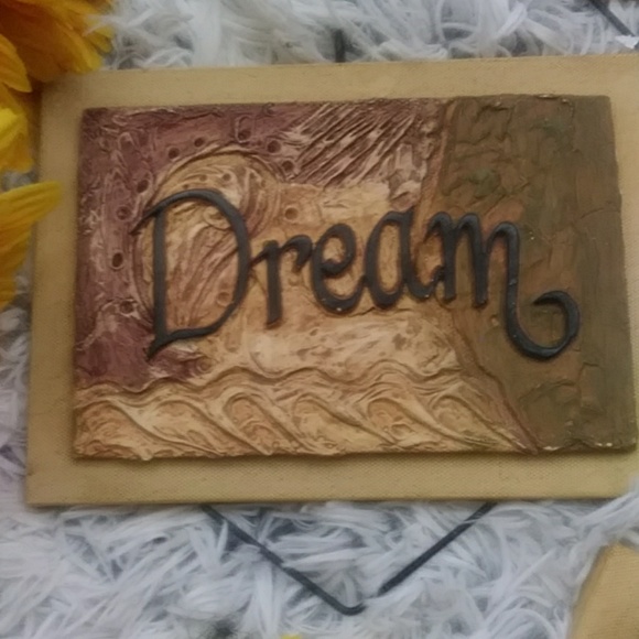 Home interior wall plaques 4 piece - Picture 3 of 7